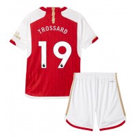 Dres Arsenal Leandro Trossard #19 Domáci pre deti 2023-24 Krátky Rukáv (+ trenírky)